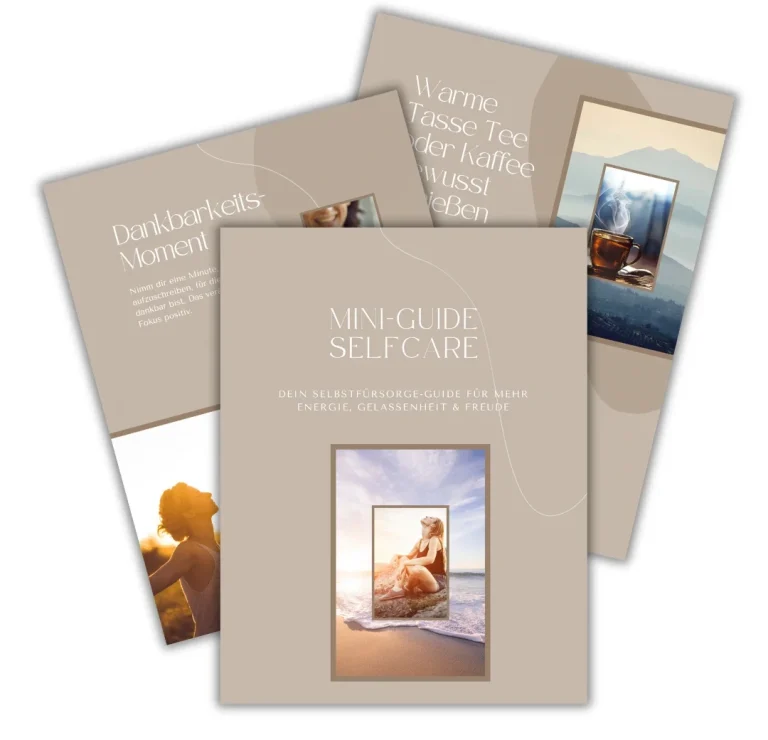 mini selfcare guide für mütter beispielseite mini selfcare guide