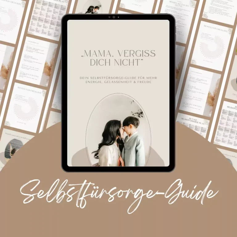 Produktvorschau des Selbstfürsorge Guides