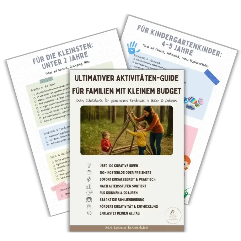 Aktivitätenguide für Familien mit kleinem Budget.