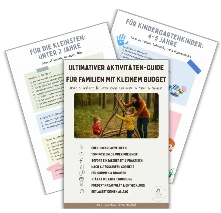 Aktivitäten-Guide für Familien mit kleinem Budget und Informationen für Kinder von ab unter 2 Jahren