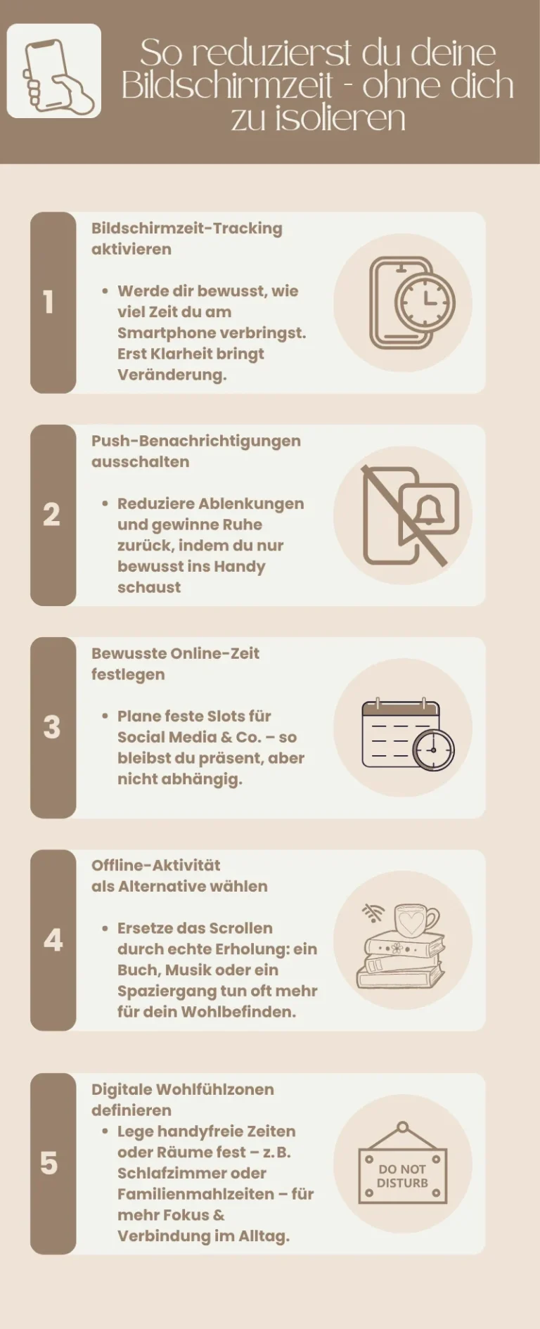 5 Tipps um die Bildschirmzeit zu reduzieren